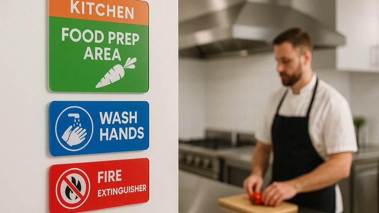 Best Materials for Kitchen & Food Safety Signs hero image