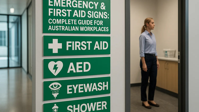 Emergency & First Aid Signs: Complete Guide for Australian Workplaces hero image