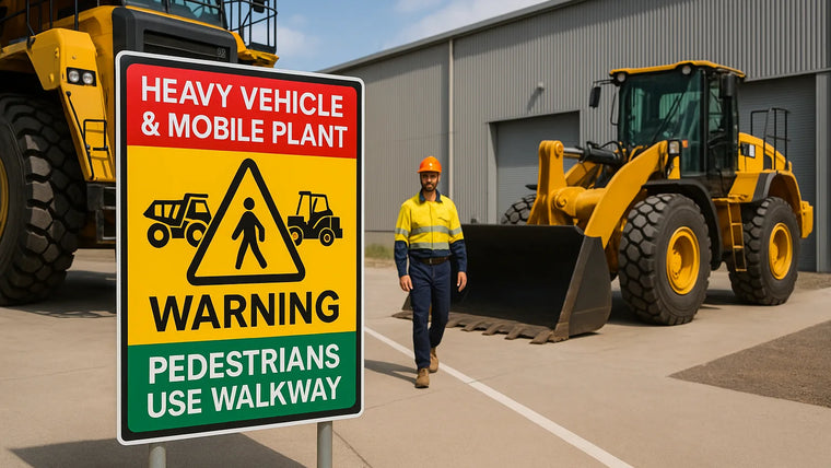 Heavy Vehicle and Mobile Plant Signs for Industrial Sites hero image