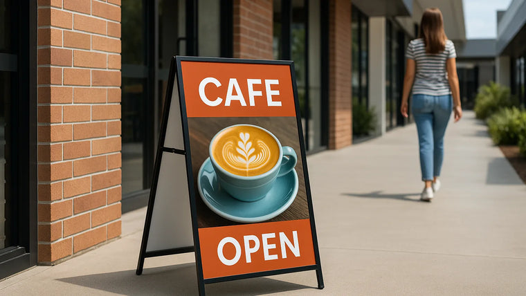 Outdoor A-Frame Signs for Cafes and Retail hero image