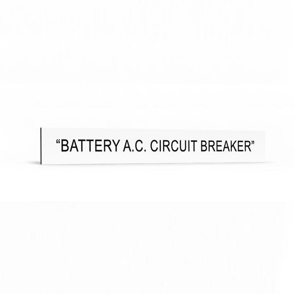 Battery A.C. Circuit Breaker