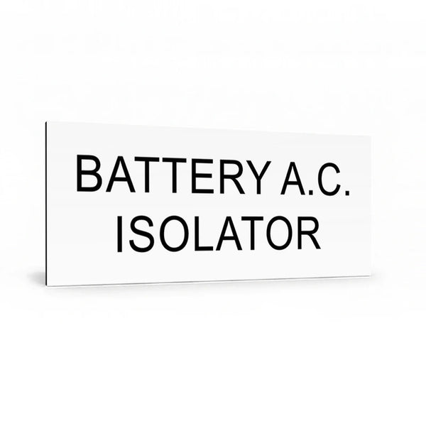 Battery A.C. Isolator