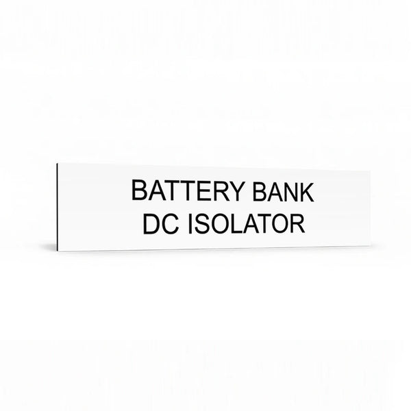 Battery Bank DC Isolator