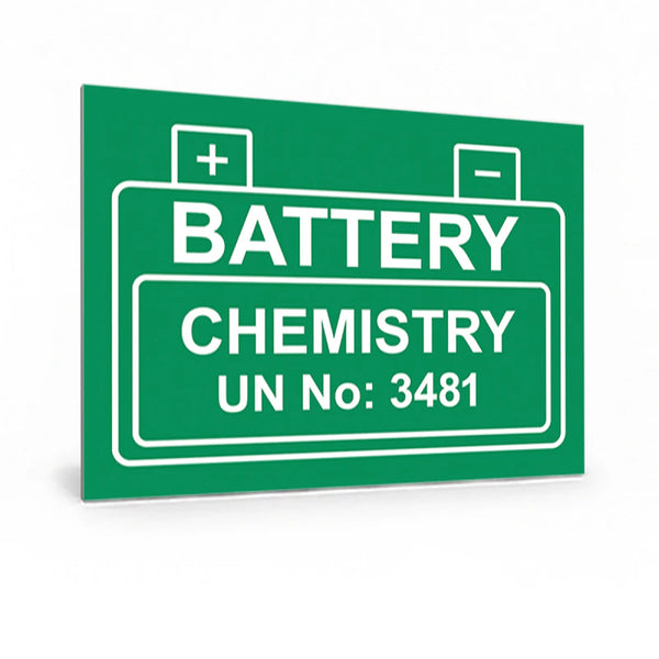 Battery Chemistry UN No: 3481