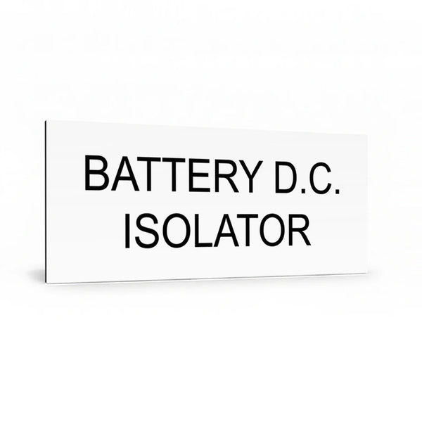 Battery D.C. Isolator