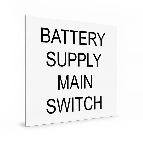 Battery Supply Main Switch