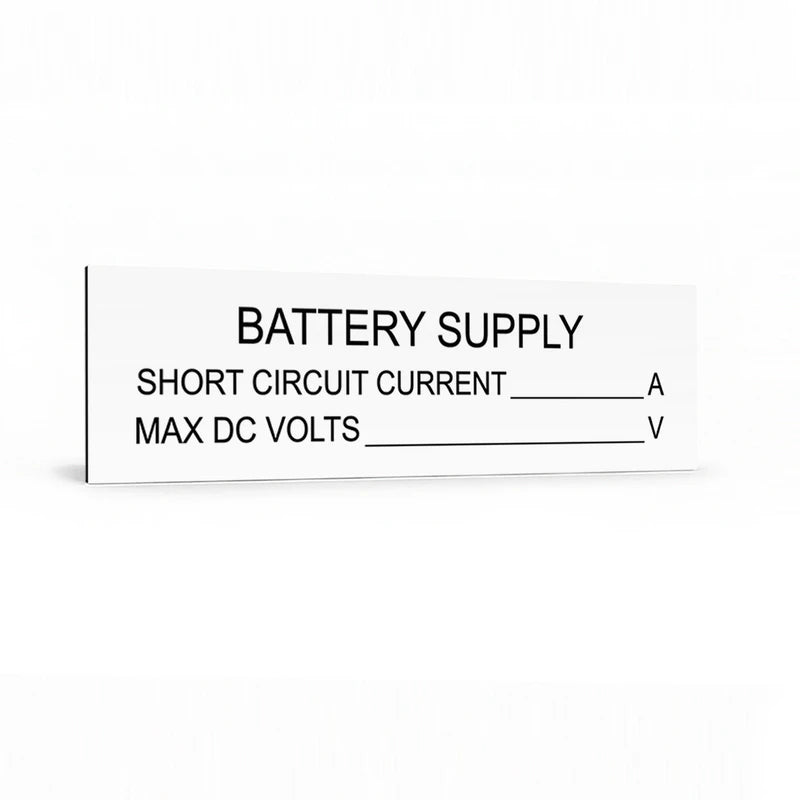 Battery Supply – Max DC Volts