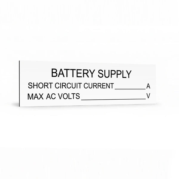 Battery Supply (white) – Max AC Volts