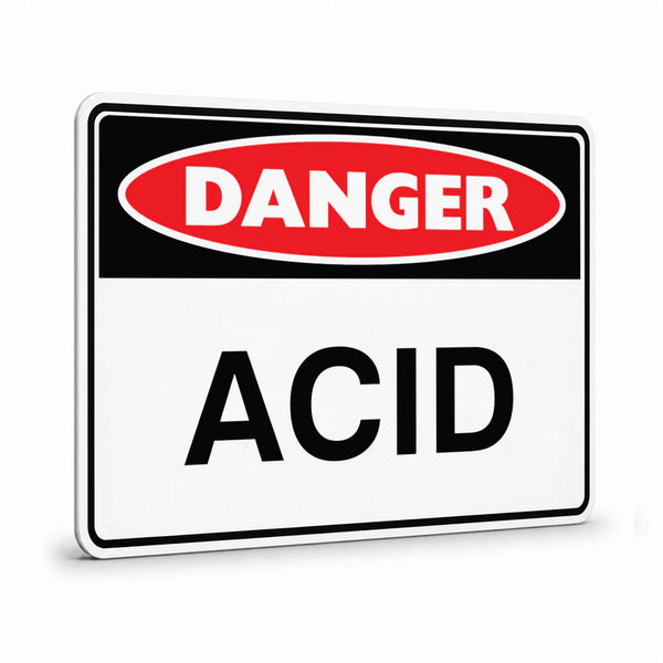 Danger - Acid Sign