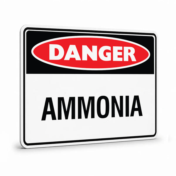 Danger - Ammonia Sign