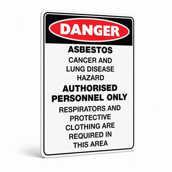 Danger - Asbestos Authorised Personnel Sign