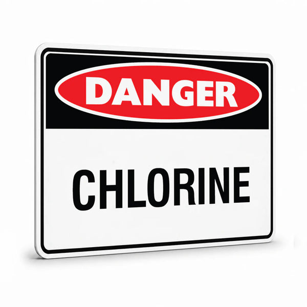 Danger - Chlorine Sign