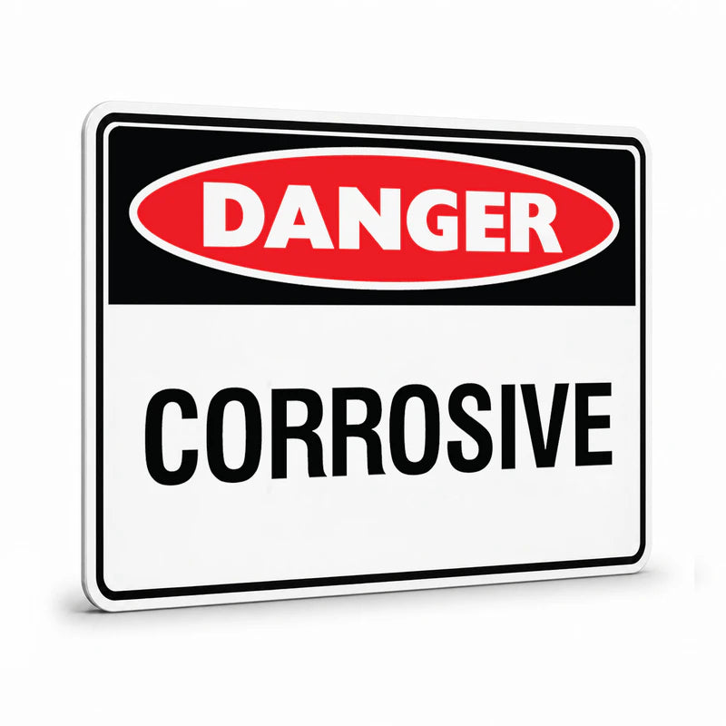 Danger - Corrosive Sign