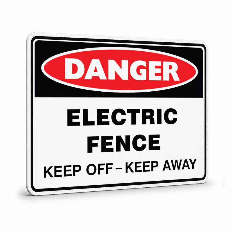 Danger - Electric Fence Sign