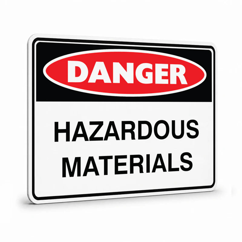 Danger - Hazardous Materials Sign