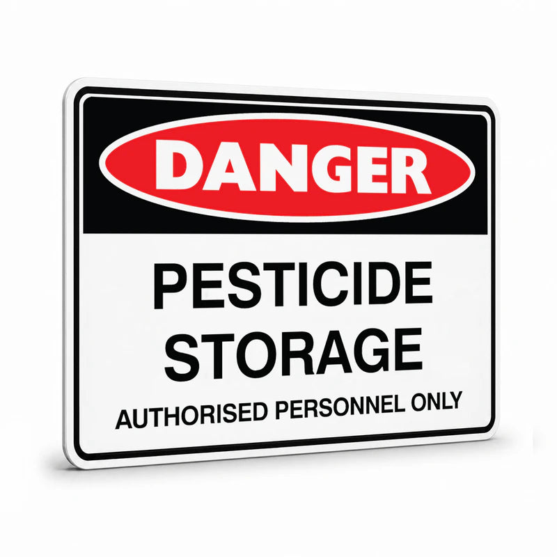 Danger - Pesticide Storage Sign