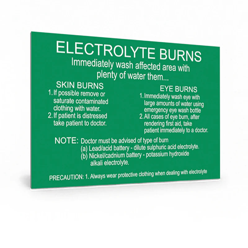 Electrolyte Burns