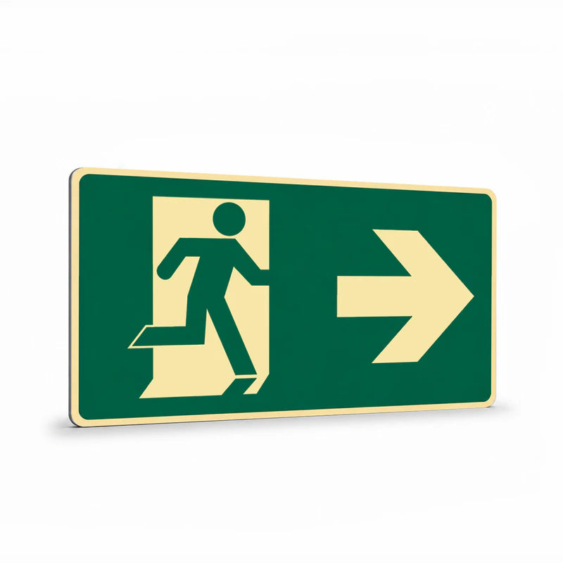 Exit & Evacuation - Exit Symbol Right Arrow Sign