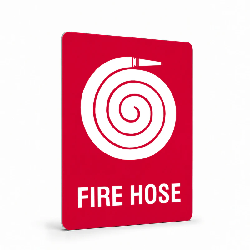 Fire Safety Equipment - Fire Hose with symbol Sign