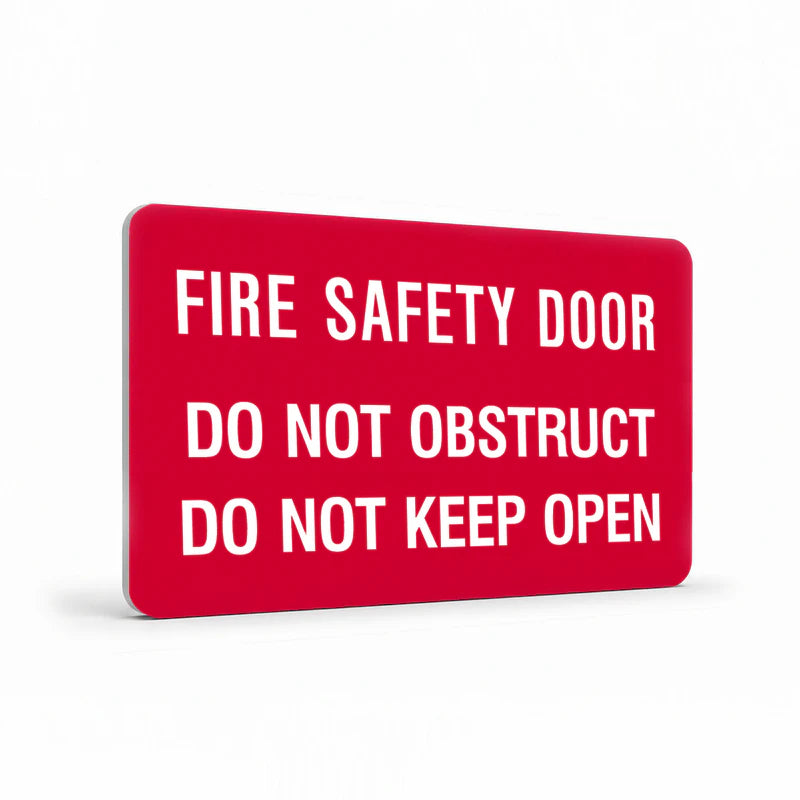 Fire Safety Equipment - Fire Safety Door Sign