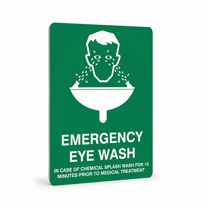 First Aid And Emergency - Emergency Eye Wash Sign