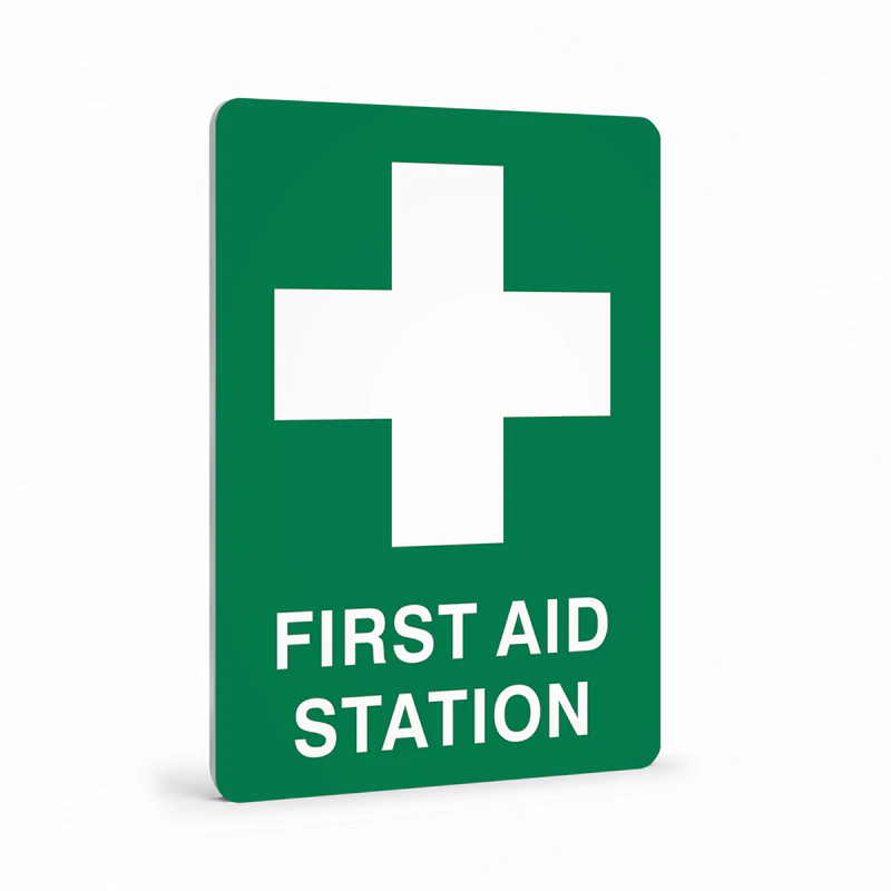First Aid And Emergency - First Aid Station Sign