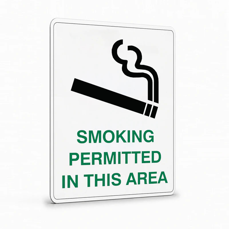 General Information - Smoking Permitted In This Area Signs
