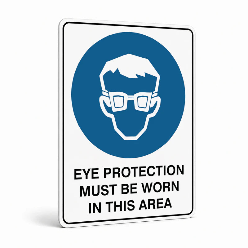 Mandatory - Eye Protection Area Sign
