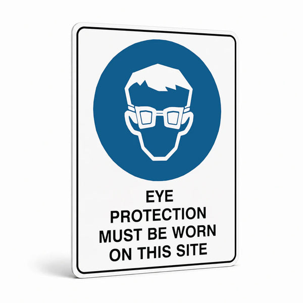 Mandatory - Eye Protection On Site Sign