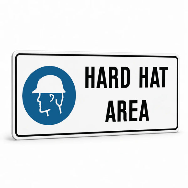 Mandatory Landscape - Hard Hat Area Sign