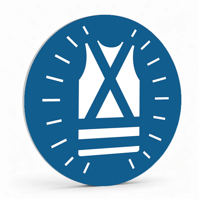 Mandatory Pictogram - High Vis Clothing Vest