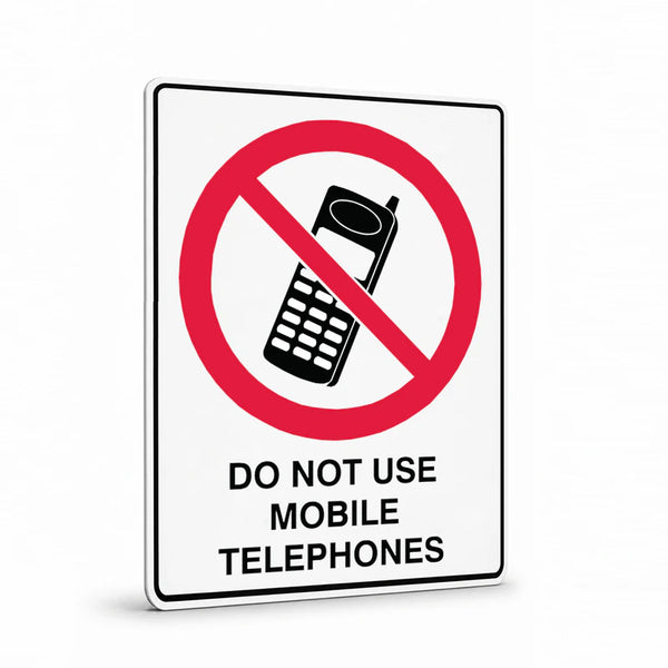 Prohibition - Do Not Use Mobile Telephones Sign