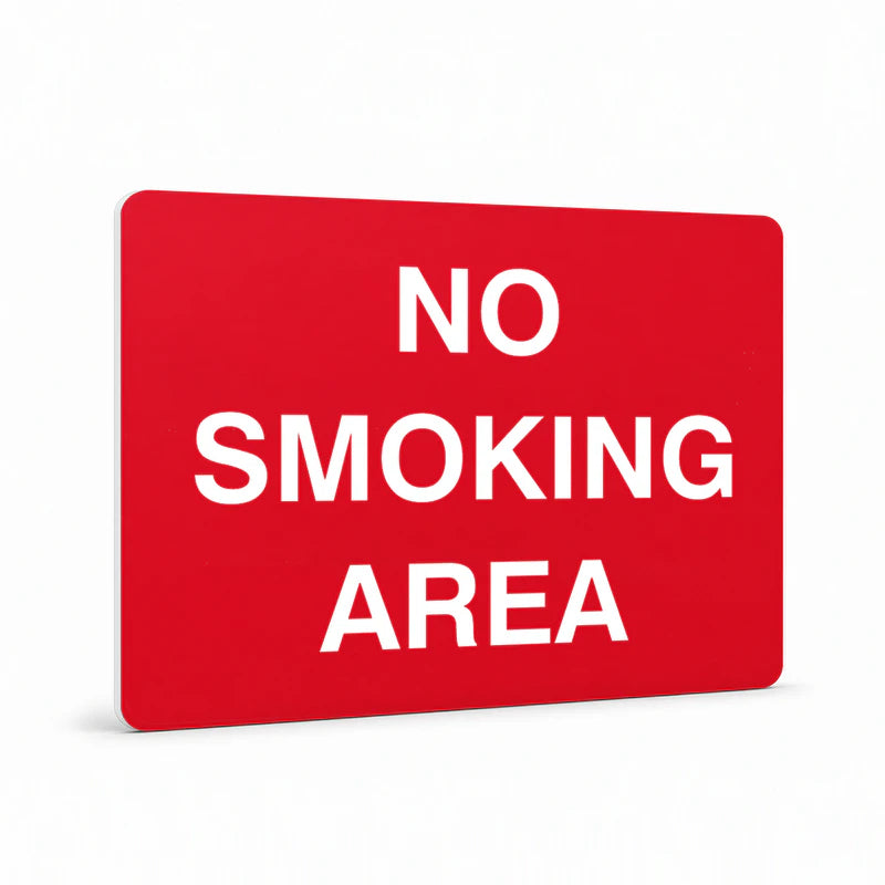 Prohibition General - No Smoking Area Sign
