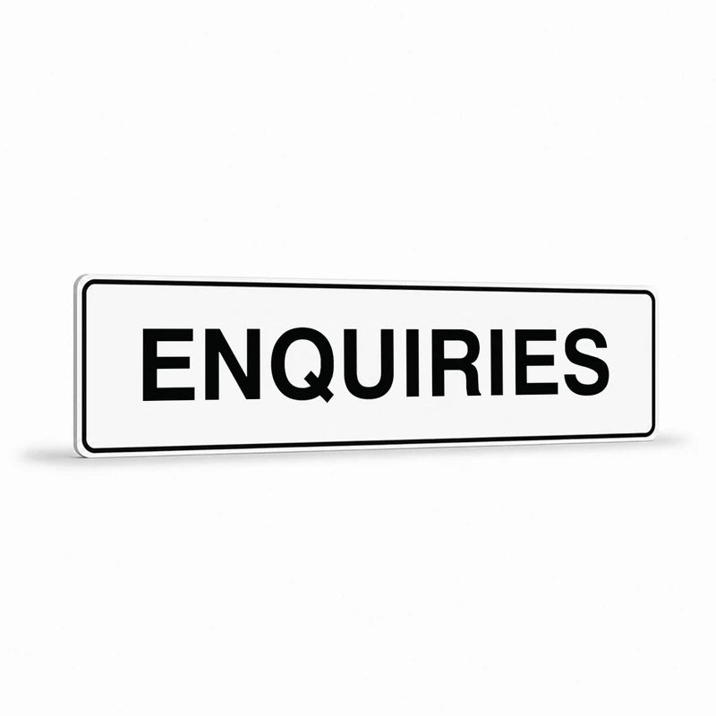 Property - Enquiries narrow Sign
