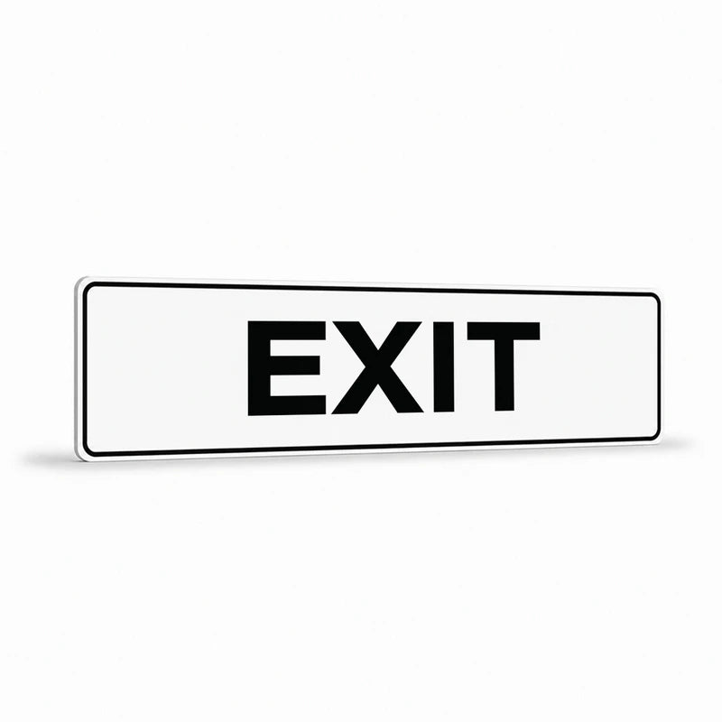 Property - Exit narrow Sign