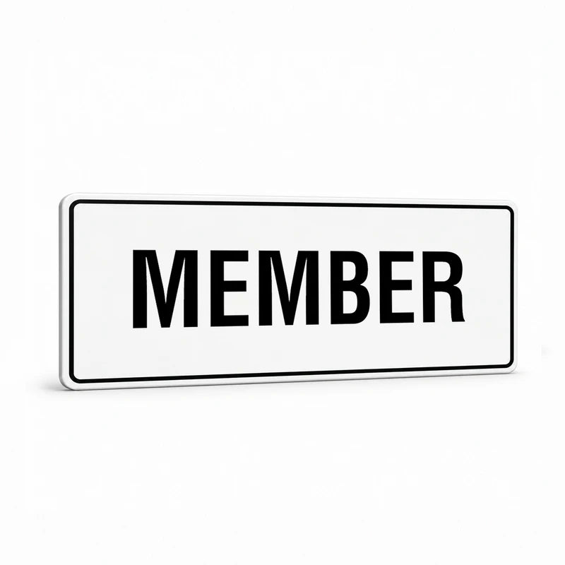 Property - Member Sign