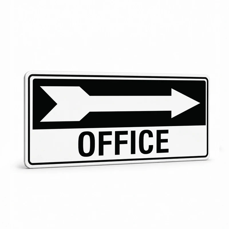 Property - Office Right Arrow Sign