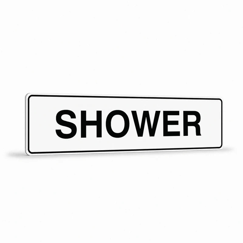 Property - Shower Sign