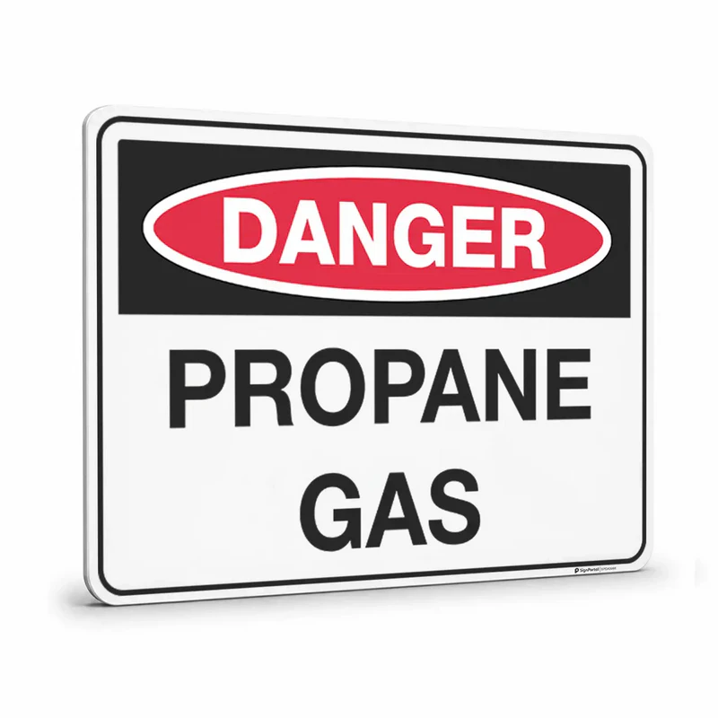 Danger - Propane Gas Sign