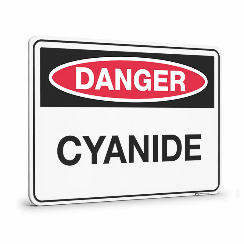 Danger - Cyanide Sign
