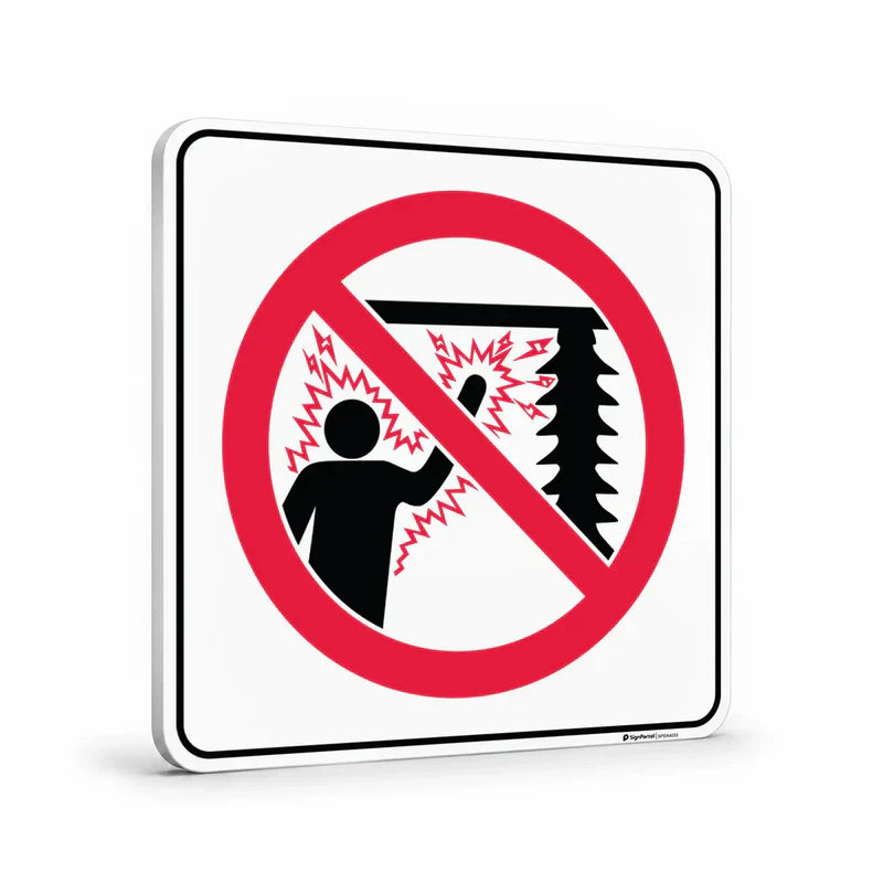 Danger - Electric shock Symbol Sign
