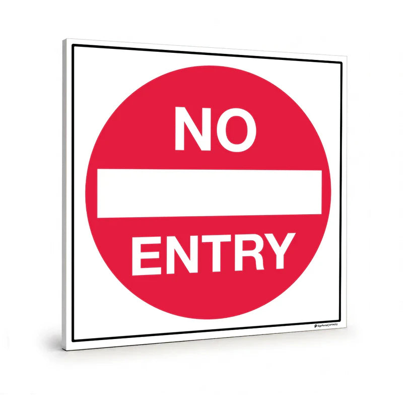 Traffic & Parking - No Entry Sign