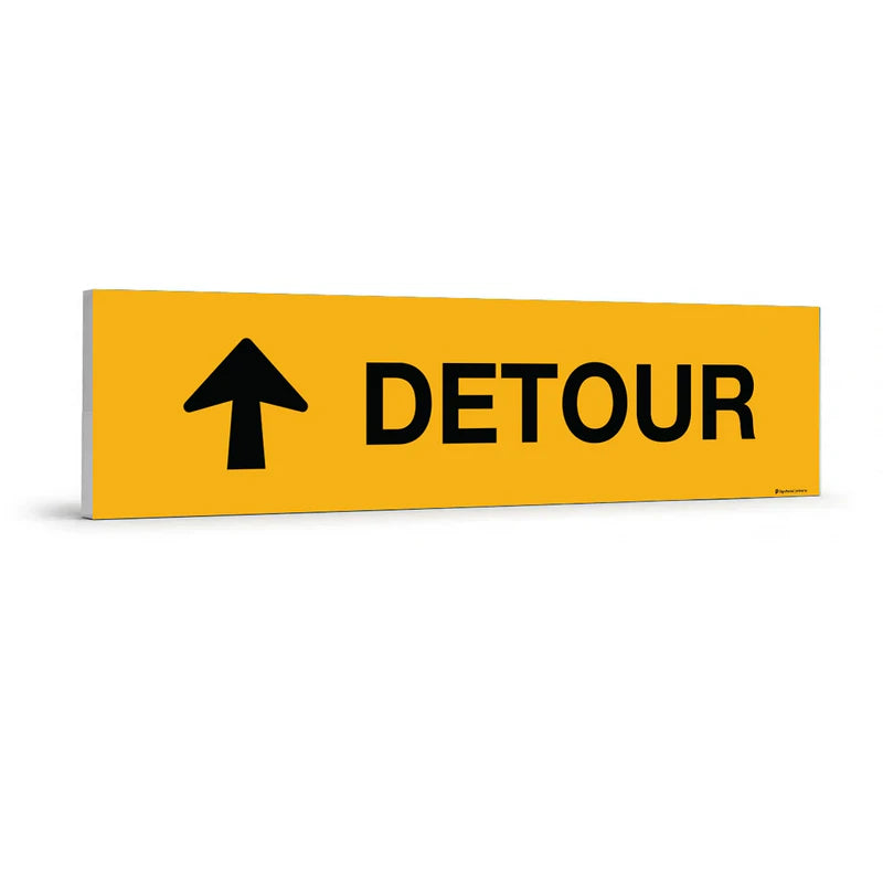 Traffic & Parking - Detour Up Arrow Sign