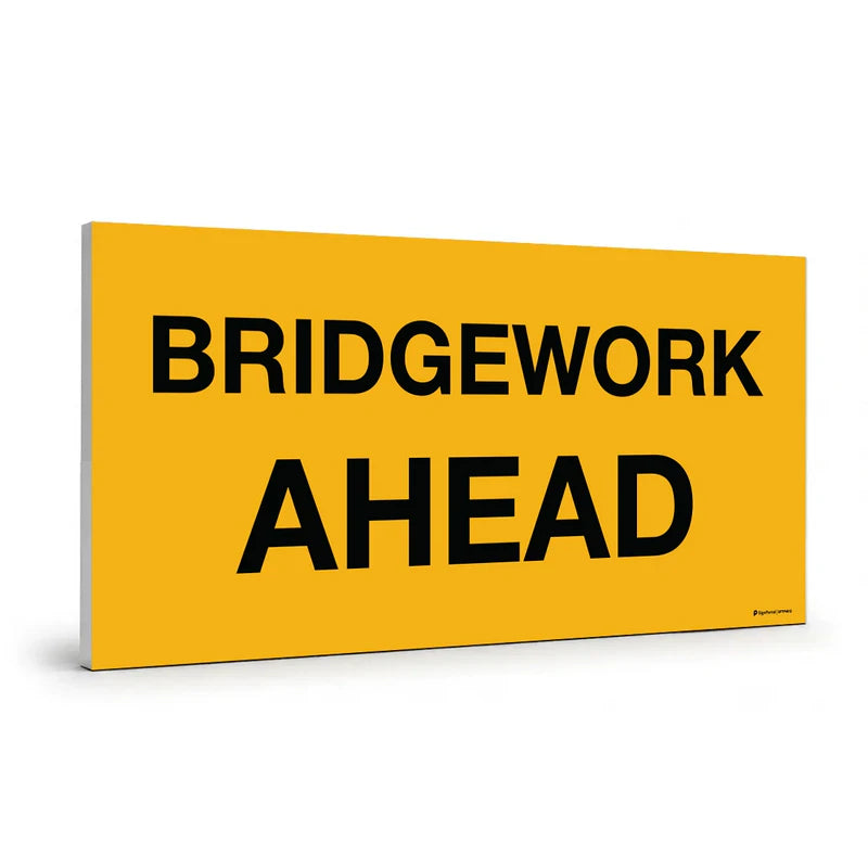 Traffic & Parking - Bridge Work Ahead Sign
