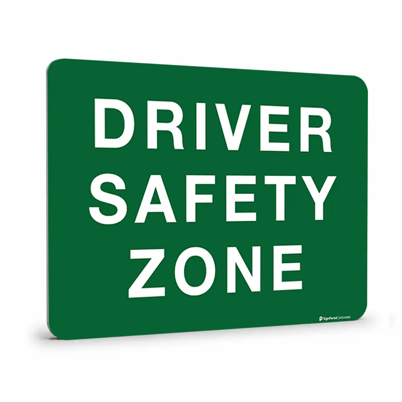 Warehouse & floor - Driver Safety Zone Sign
