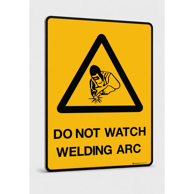 Warning - Do Not Watch Welding Arc Sign
