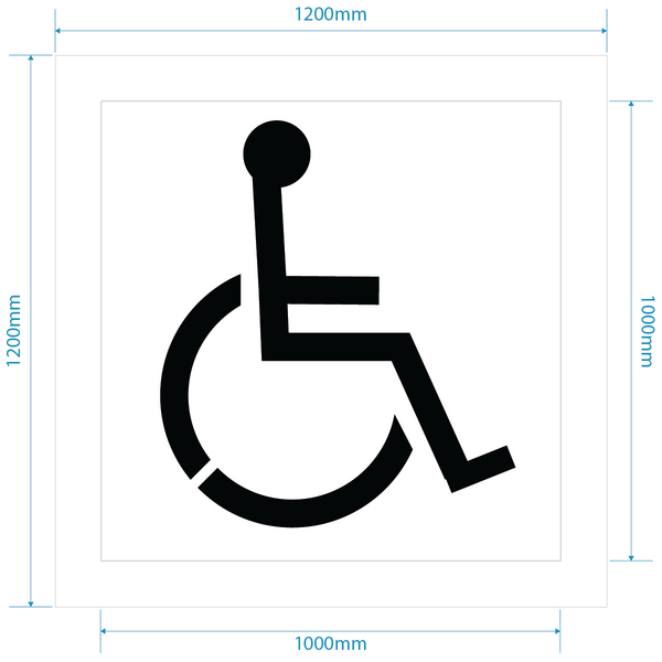 Disabled Parking Kit Stencil
