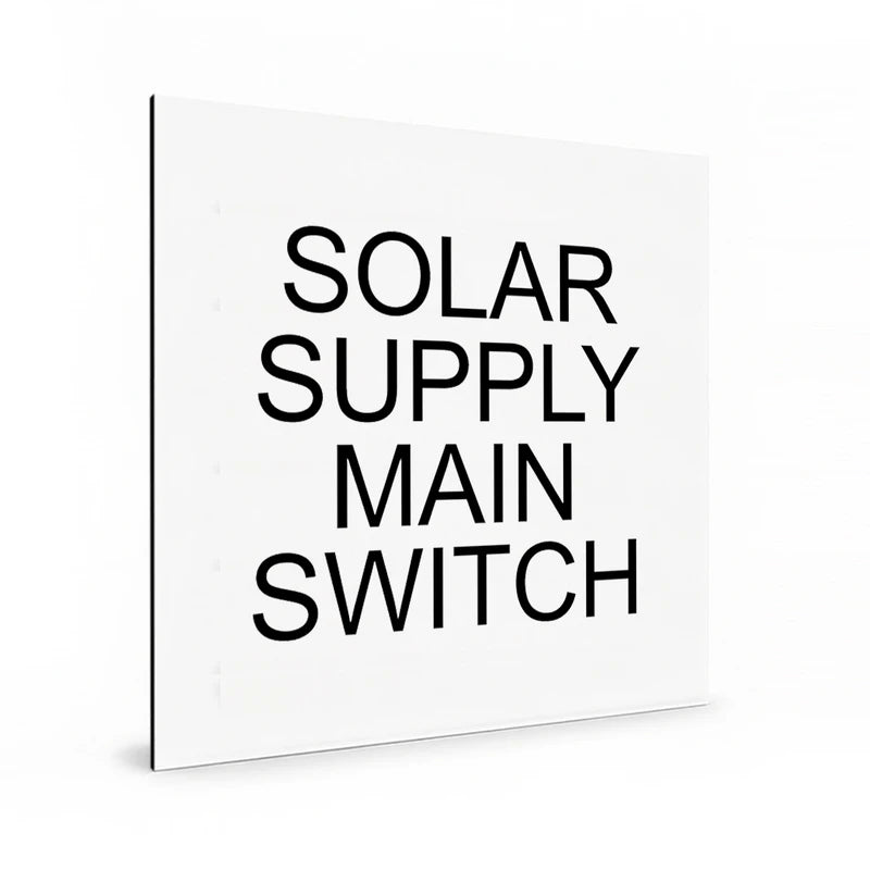 Solar Supply Main Switch (white)