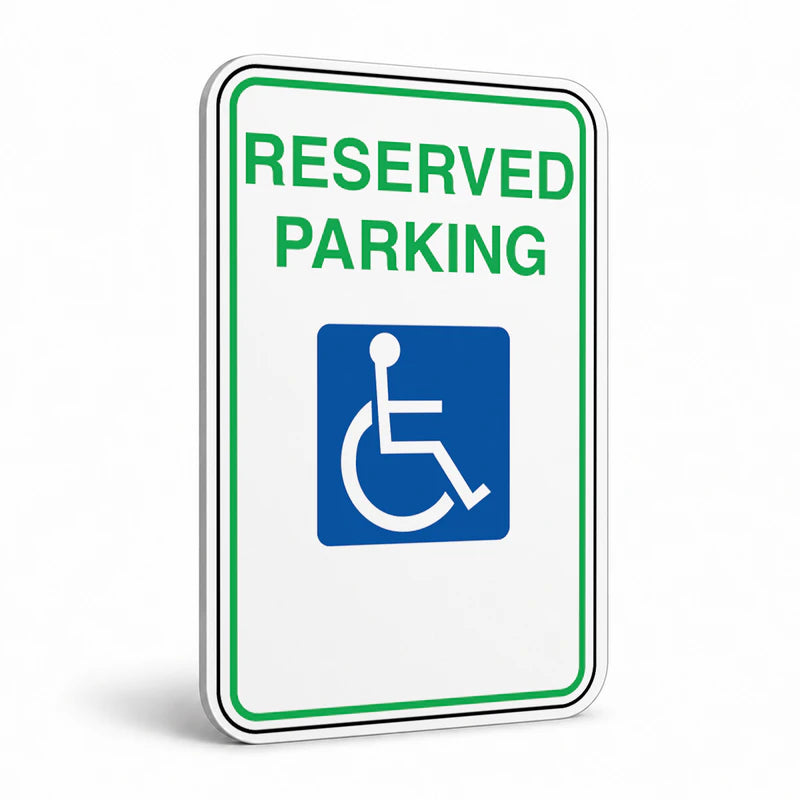 Traffic And Parking - Reserved Parking Wheelchair Symbol Sign