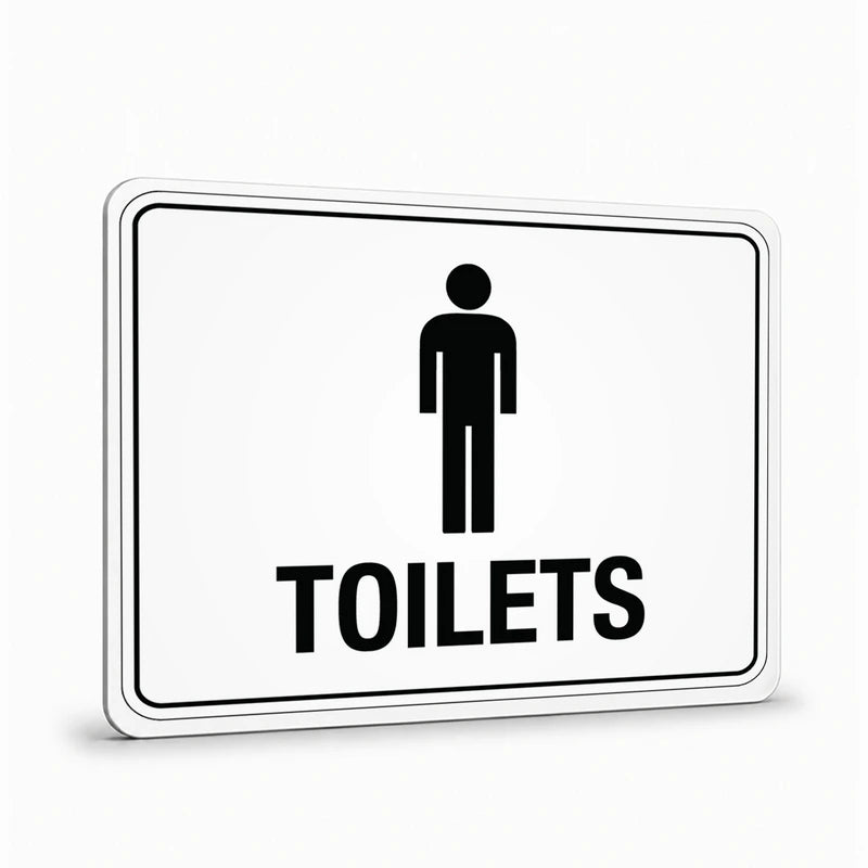 Warehouse And Floor - Male Toilets Signs